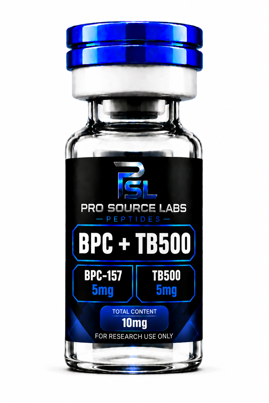 BPC-157+TB500 10mg lyophilized research vial — ProSource Labs