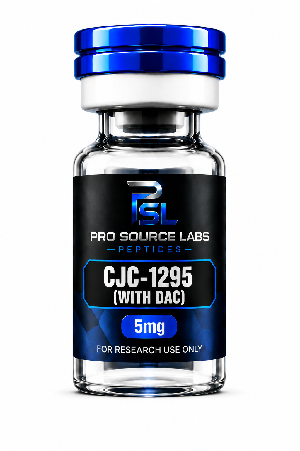 CJC-1295 with DAC 5mg lyophilized research vial — ProSource Labs