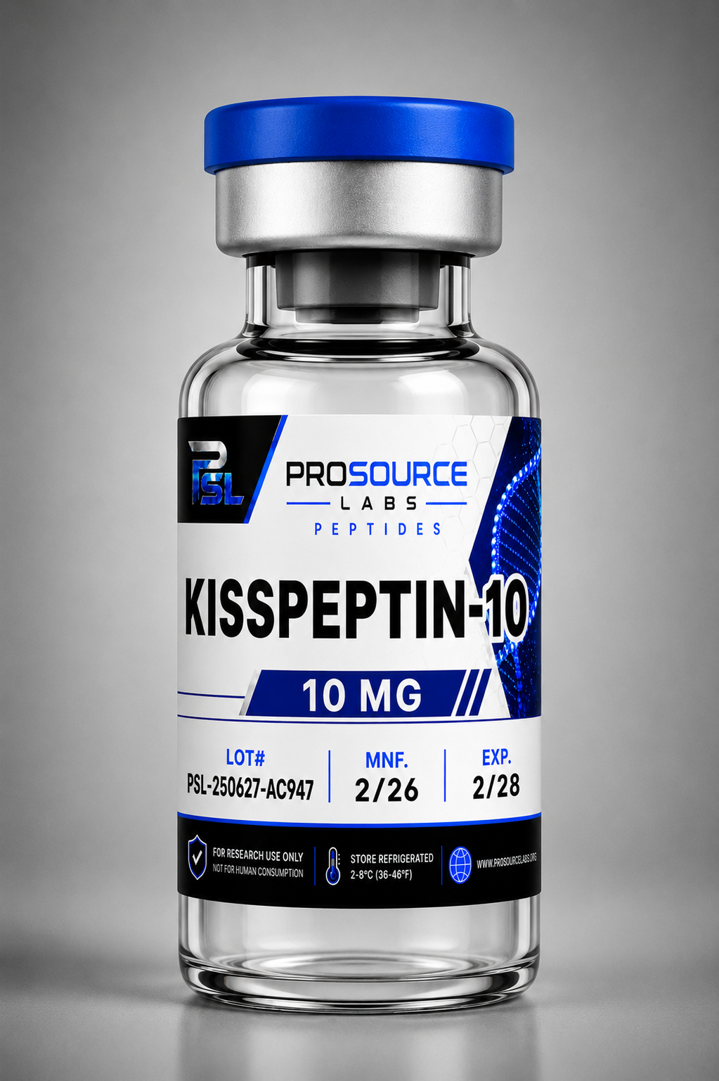 KISSPEPTIN-10 5mg lyophilized research vial — ProSource Labs