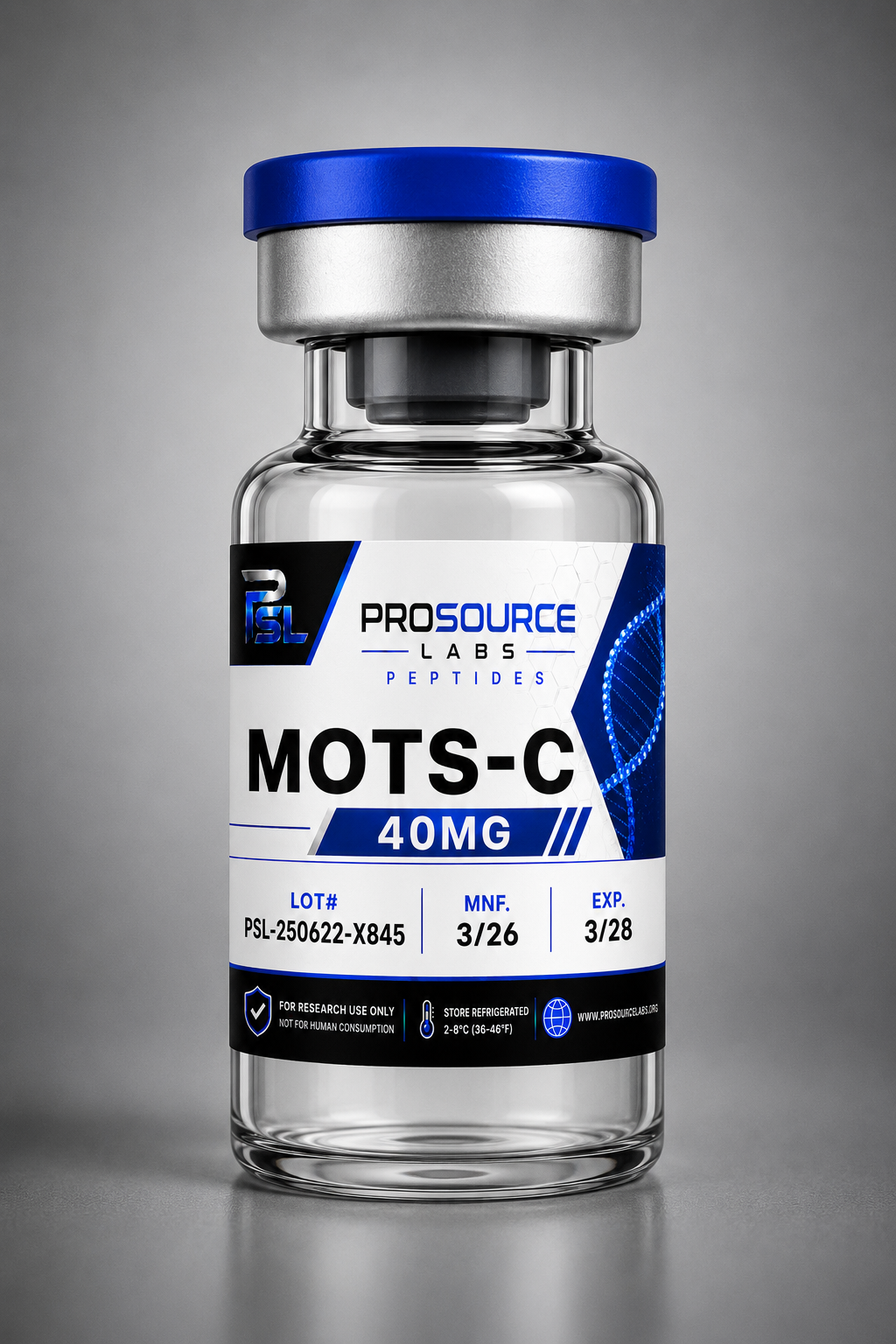 MOTS-c 10mg lyophilized research vial — ProSource Labs
